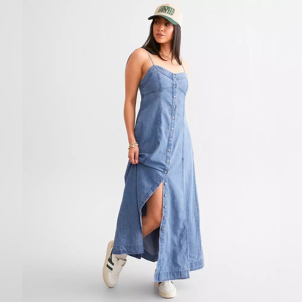 Free People Blue Maxi Dress